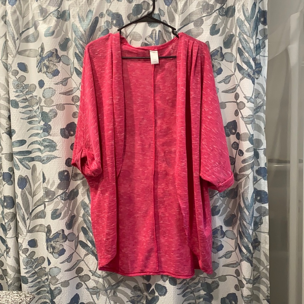 livi active half sleeve cardigan